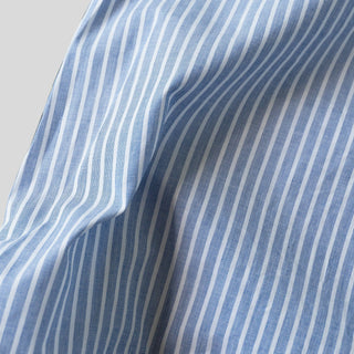 Single Needle Shirt, Pacific Blue Stripe